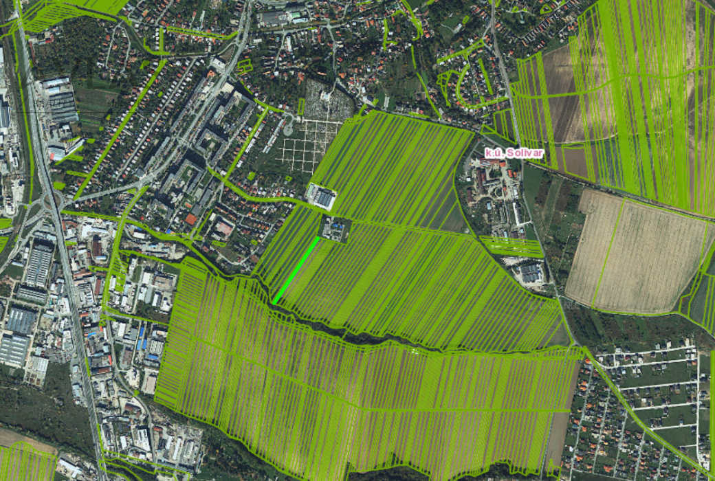 Slnečný rovinatý pozemok Solivar – Šváby 2315m2 — 5
